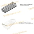 Торговый стеллаж с корзиной 2350*400*1000 - uralbiznesstroi.ru – Санкт-Петербург