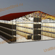 Быстровозводимый (Обшитый) склад 12000*25000*8000мм  3 яруса - uralbiznesstroi.ru – Санкт-Петербург