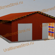 Быстровозводимый (Обшитый) склад 12000*25000*8000мм  3 яруса - uralbiznesstroi.ru – Санкт-Петербург