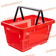 Корзина-пластик (20л) с 2-я ручк, цвет-красный - uralbiznesstroi.ru – Санкт-Петербург