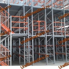Мезонинный стеллаж 60м*32м 2 этажа 3840 м2 - uralbiznesstroi.ru – Санкт-Петербург