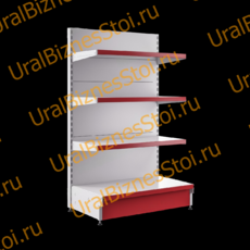 Торговый пристенный стеллаж 1950*400*900 4 полки - uralbiznesstroi.ru – Санкт-Петербург