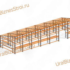 Самонесущий склад 7000*20000*7000мм 3 яруса - uralbiznesstroi.ru – Санкт-Петербург