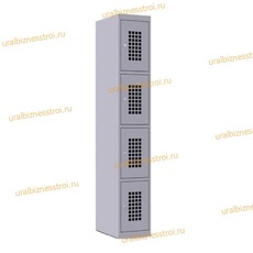  Шкаф сумочный разборный 400х500х1850 (ШхГхВ) 4-ячеечный 1х секционный S-0,7мм (Основная секция) - uralbiznesstroi.ru – Санкт-Петербург