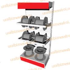 Торговый стеллаж для кабеля 1450*400*1200 6 катушек - uralbiznesstroi.ru – Санкт-Петербург