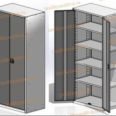 Шкаф архивный 1850*1000*500 2-дверный - uralbiznesstroi.ru – Санкт-Петербург