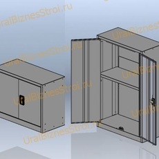 Антресоль для шкафа архивного 925*1000*500 2-дверный - uralbiznesstroi.ru – Санкт-Петербург