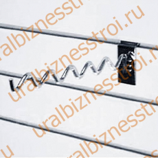 F 107 Кронштейн- змейка, 300 мм., хром - uralbiznesstroi.ru – Санкт-Петербург