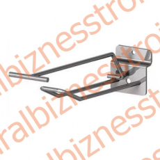 F326-150 Еврокрючок с ценник-лем,150мм,хром - uralbiznesstroi.ru – Санкт-Петербург