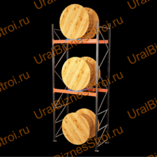 Паллетный стеллаж для катушек 3000*1050*2700 2 яруса 1210 кг на ярус - uralbiznesstroi.ru – Санкт-Петербург