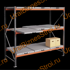 Стеллаж с выкатными платформами  3000*2700*1050 3 яруса 9 платформ - uralbiznesstroi.ru – Санкт-Петербург