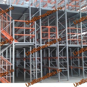 Мезонинный стеллаж 60м*32м 2 этажа 3840 м2 - uralbiznesstroi.ru – Санкт-Петербург