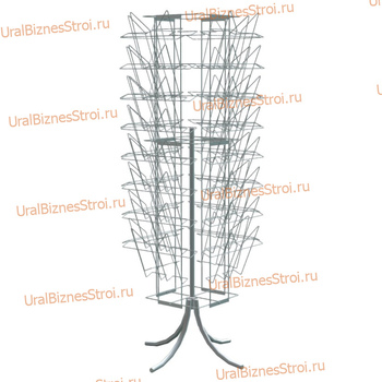 Стойка для газет 4-х сторонняя, 32 ячейки, формат А3 - uralbiznesstroi.ru – Санкт-Петербург