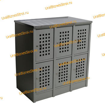  Шкаф сумочный разборный 915х500х970 (ШхГхВ) 6-ячеечный (стол-тумба) S-0,8мм - uralbiznesstroi.ru – Санкт-Петербург