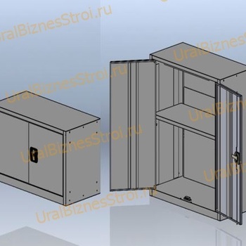 Антресоль для шкафа архивного 925*850*400 2-дверный - uralbiznesstroi.ru – Санкт-Петербург