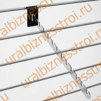 F 110 Держатель наклонный с 10-ю выемками, 400 мм, хром - uralbiznesstroi.ru – Санкт-Петербург