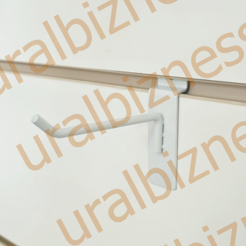 F 293 Крючок 250 мм белый (5мм) - uralbiznesstroi.ru – Санкт-Петербург