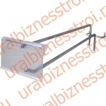 F325-200 Крючок с ценник-лем,200мм,хром (5мм) - uralbiznesstroi.ru – Санкт-Петербург